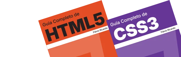 Livros Guia de HTML5 e Guia de CSS3